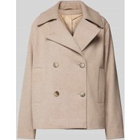 Selected Femme Kurzmantel mit Umlegekragen Modell 'ALMA' in Sand, Größe 42 von Selected Femme