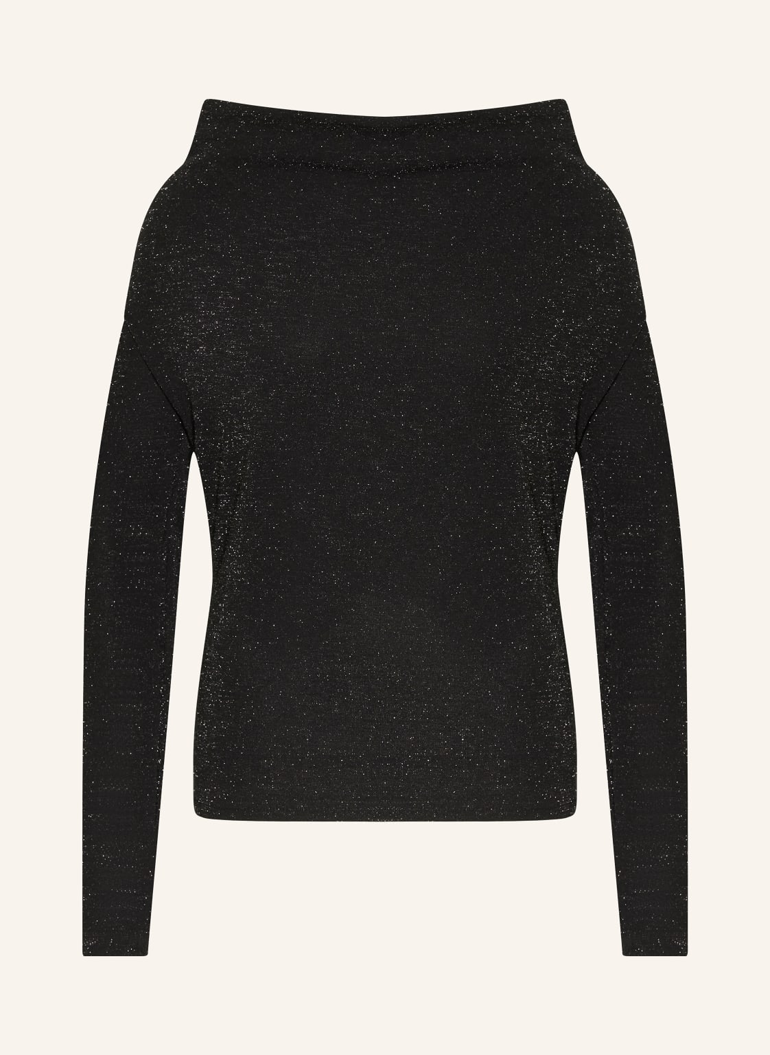 Selected Femme Longsleeve Mit Glitzergarn schwarz von Selected Femme