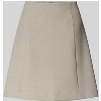 Selected Femme Minirock mit Teilungsnähten Modell 'RITA' in Beige, Größe 40 von Selected Femme