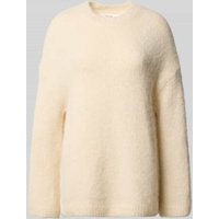 Selected Femme Oversized Strickpullover aus Alpaka-Mix Modell 'GABRIELLA' in Offwhite, Größe XL von Selected Femme