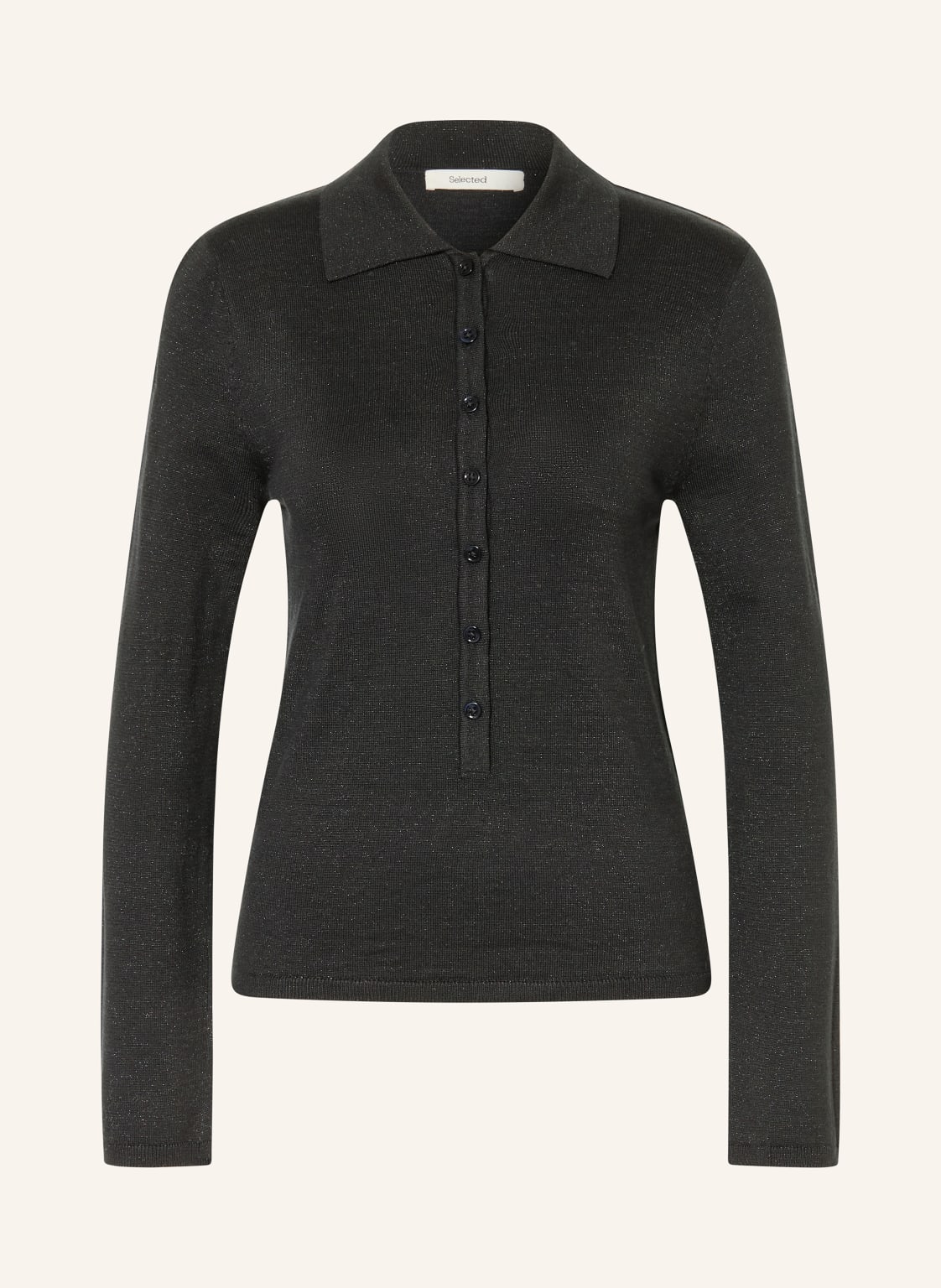 Selected Femme Pullover Mit Glitzergarn schwarz von Selected Femme