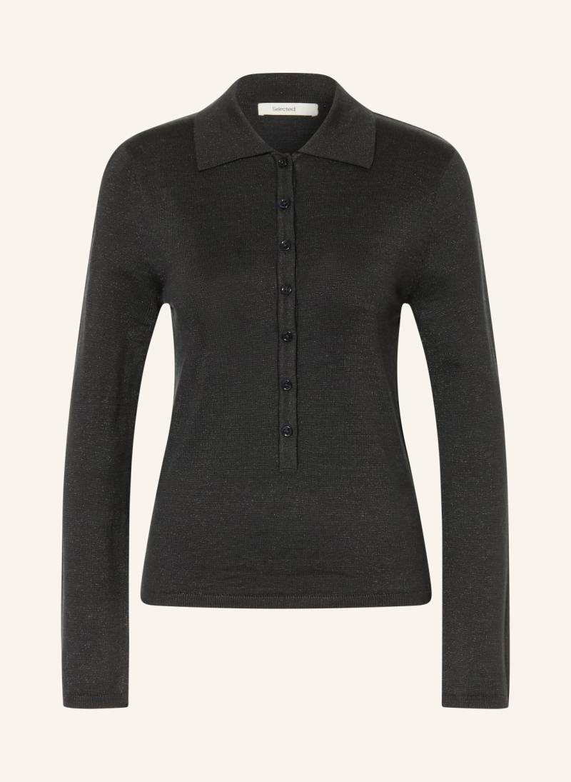 Selected Femme Pullover Mit Glitzergarn schwarz von Selected Femme