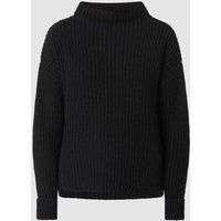 Selected Femme Pullover mit Stehkragen Modell 'Selma' in Black, Größe XXL von Selected Femme