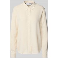 Selected Femme Regular Fit Bluse aus Viskose-Leinen-Mix Modell 'VIVA' in Sand, Größe 38 von Selected Femme