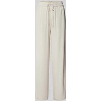 Selected Femme Regular Fit Hose mit elastischem Bund Modell 'VIVA-GULIA' in Sand, Größe 42 von Selected Femme