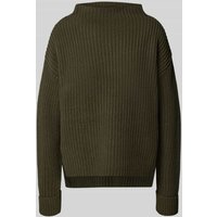 Selected Femme Regular Fit Strickpullover aus Baumwoll-Mix Modell 'SELMA' in Dunkelgruen, Größe XL von Selected Femme