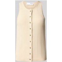 Selected Femme Regular Fit Stricktop aus Viskose-Mix Modell 'TRIXIE' in Royal, Größe M von Selected Femme