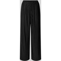 Selected Femme Regular Fit Weite Hose in Plissee-Optik Modell 'FELLIE' in Black, Größe S von Selected Femme