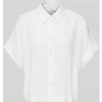 Selected Femme Relaxed Fit Bluse aus Viskose-Leinen-Mix Modell 'VIVA' in Offwhite, Größe 34 von Selected Femme