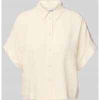 Selected Femme Relaxed Fit Bluse aus Viskose-Leinen-Mix Modell 'VIVA' in Sand, Größe 40 von Selected Femme