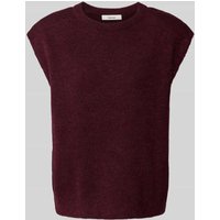 Selected Femme Relaxed Fit Pullunder aus Woll-Mix Modell 'LULU' in Pflaume, Größe S von Selected Femme