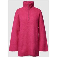 Selected Femme Strickkleid in Ripp-Optik in Pink, Größe S von Selected Femme