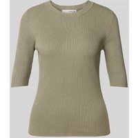 Selected Femme Strickpullover mit 1/2-Ärmel Modell 'MALA' in Oliv, Größe M von Selected Femme