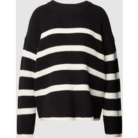 Selected Femme Strickpullover mit Streifenmuster Modell 'BLOOMIE' in Black, Größe L Selected Femme Strickpullover mit Streifenmuster Modell 'BLOOMIE' in Black, Größe L von Selected Femme