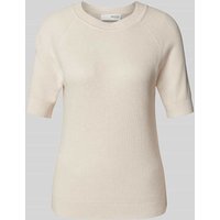 Selected Femme Strickshirt mit Rundhalsausschnitt Modell 'SLFELINNA' in Offwhite, Größe XL von Selected Femme