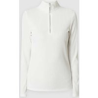 Selected Femme Troyer mit Rippenstruktur Modell 'Jinaline' in Offwhite, Größe XXL von Selected Femme