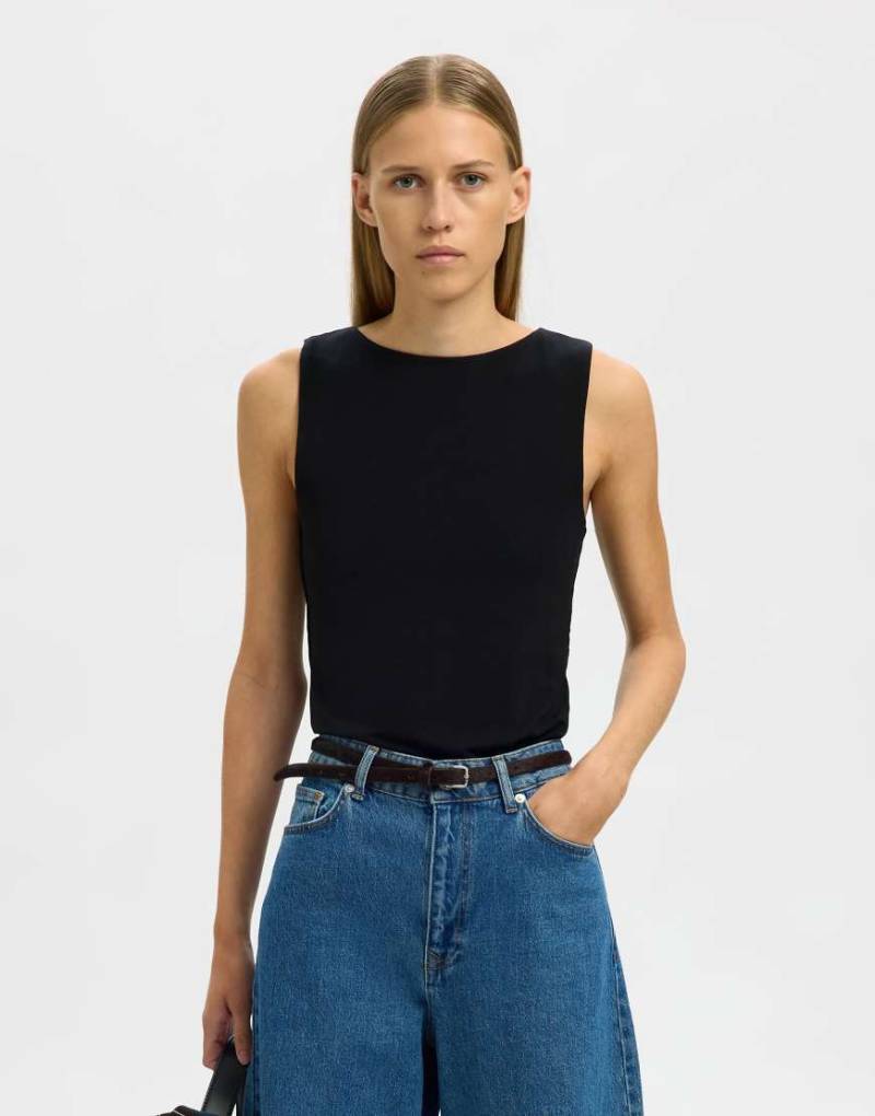 Selected Femme - Wendbares Oberteil in Schwarz von Selected Femme