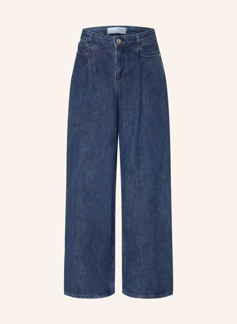 Selected Femme Wide Leg Jeans blau von Selected Femme