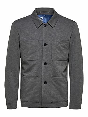 Selected Homme NOS Herren SLHREG-Jim Flex HYBRID BLZ G NOOS Lässiger Blazer, Light Grey Melange, 48 von Selected Homme NOS