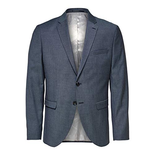 SELECTED HOMME Herren SLHSLIM-MYLOBILL LT STRC BLZ B NOOS Blazer, Light Blue, 42 von SELECTED HOMME