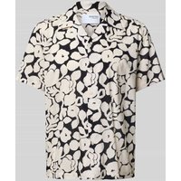 SELECTED HOMME Freizeithemd mit Knopfleiste in Black, Größe XXL von Selected Homme