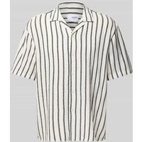 SELECTED HOMME Freizeithemd mit Knopfleiste in Offwhite, Größe L von Selected Homme
