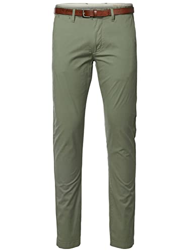 SELECTED HOMME Herren Shhyard Slim St Pants Noos Hose, Grün (Sea Spray), 33W 34L EU von SELECTED HOMME