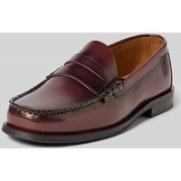 SELECTED HOMME Loafer aus echtem Leder Modell 'BILLY' in Bordeaux, Größe 41 von Selected Homme