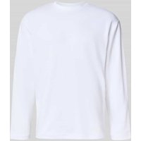 SELECTED HOMME Loose Fit Langarmshirt aus Baumwoll-Mix Modell 'LOOSEOSCAR' in Weiss, Größe XXL von Selected Homme