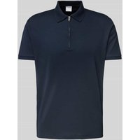 SELECTED HOMME Poloshirt mit kurzem Reißverschluss in Marine, Größe XXL von Selected Homme