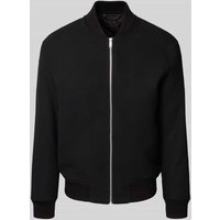 SELECTED HOMME Regular Fit Bomberjacke aus Woll-Mix Modell 'JENS' in Black, Größe XXL von Selected Homme