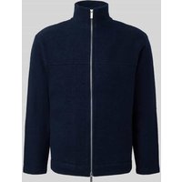 SELECTED HOMME Regular Fit Cardigan aus reinem Woll-Bouclé Modell 'NEALY' in Dunkelblau, Größe XXL von Selected Homme