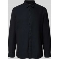 SELECTED HOMME Regular Fit Freizeithemd aus reiner Baumwolle Modell 'NOAH' in Black, Größe L von Selected Homme