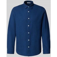 SELECTED HOMME Regular Fit Freizeithemd aus reiner Baumwolle Modell 'NOAH' in Blau, Größe XXL von Selected Homme