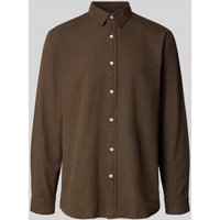 SELECTED HOMME Regular Fit Freizeithemd aus reiner Baumwolle Modell 'NOAH' in Schoko, Größe XXL von Selected Homme