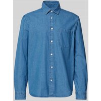 SELECTED HOMME Regular Fit Freizeithemd mit Brusttasche in Jeansblau, Größe XL SELECTED HOMME Regular Fit Freizeithemd mit Brusttasche in Jeansblau, Größe XL von Selected Homme