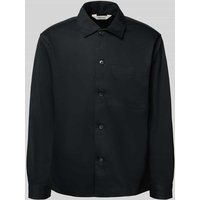 SELECTED HOMME Regular Fit Hemdjacke aus reiner Baumwolle Modell 'TATE' in Black, Größe XL SELECTED HOMME Regular Fit Hemdjacke aus reiner Baumwolle Modell 'TATE' in Black, Größe XL von Selected Homme