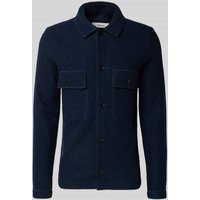 SELECTED HOMME Regular Fit Hemdjacke aus reiner Wolle Modell 'NEALY' in Dunkelblau, Größe XXL SELECTED HOMME Regular Fit Hemdjacke aus reiner Wolle Modell 'NEALY' in Dunkelblau, Größe XXL von Selected Homme