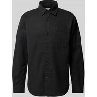 SELECTED HOMME Regular Fit Hemdjacke mit Brusttasche Modell 'ACE THAIS' in Black, Größe XL von Selected Homme