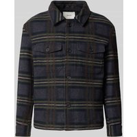 SELECTED HOMME Regular Fit Jacke mit Woll-Anteil Modell 'MITCH' in Marine, Größe L von Selected Homme
