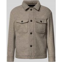 SELECTED HOMME Regular Fit Jacke mit Woll-Anteil Modell 'MITCH' in Taupe, Größe L von Selected Homme