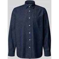 SELECTED HOMME Regular Fit Jeanshemd aus reiner Baumwolle Modell 'REGCARLO' in Dunkelblau, Größe M SELECTED HOMME Regular Fit Jeanshemd aus reiner Baumwolle Modell 'REGCARLO' in Dunkelblau, Größe M von Selected Homme