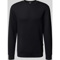 SELECTED HOMME Regular Fit Langarmshirt aus Viskose-Mix Modell 'EMANUEL' in Black, Größe M von Selected Homme