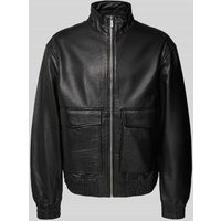 SELECTED HOMME Regular Fit Lederjacke aus echtem Lammleder Modell 'JOSEF' in Black, Größe M von Selected Homme