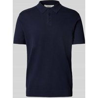SELECTED HOMME Regular Fit Poloshirt aus reiner Baumwolle Modell 'BERG' in Blau Melange, Größe XL von Selected Homme