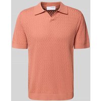 SELECTED HOMME Regular Fit Poloshirt in Häkel-Optik Modell 'LINO' in Altrosa, Größe S SELECTED HOMME Regular Fit Poloshirt in Häkel-Optik Modell 'LINO' in Altrosa, Größe S von Selected Homme