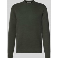 SELECTED HOMME Regular Fit Pullover aus reiner Baumwolle Modell 'DANE' in Oliv, Größe M von Selected Homme