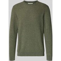 SELECTED HOMME Regular Fit Pullover aus reiner Baumwolle Modell 'ROSS' in Oliv, Größe XL von Selected Homme