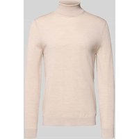 SELECTED HOMME Regular Fit Rollkragenpullover aus reiner Wolle Modell 'TRAY' in Offwhite, Größe XXL SELECTED HOMME Regular Fit Rollkragenpullover aus reiner Wolle Modell 'TRAY' in Offwhite, Größe XXL von Selected Homme