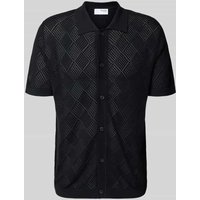 SELECTED HOMME Regular Fit Strick-Cardigan aus reiner Baumwolle Modell 'ARCO' in Black, Größe XXL von Selected Homme